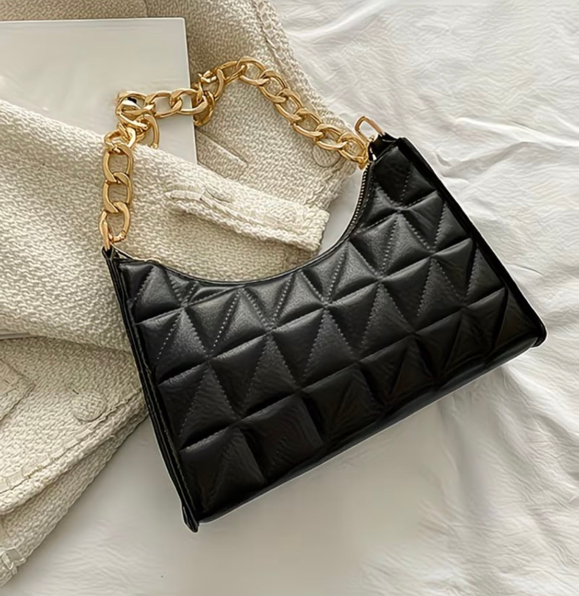 Mini Sac Baguette Chic Matelassé