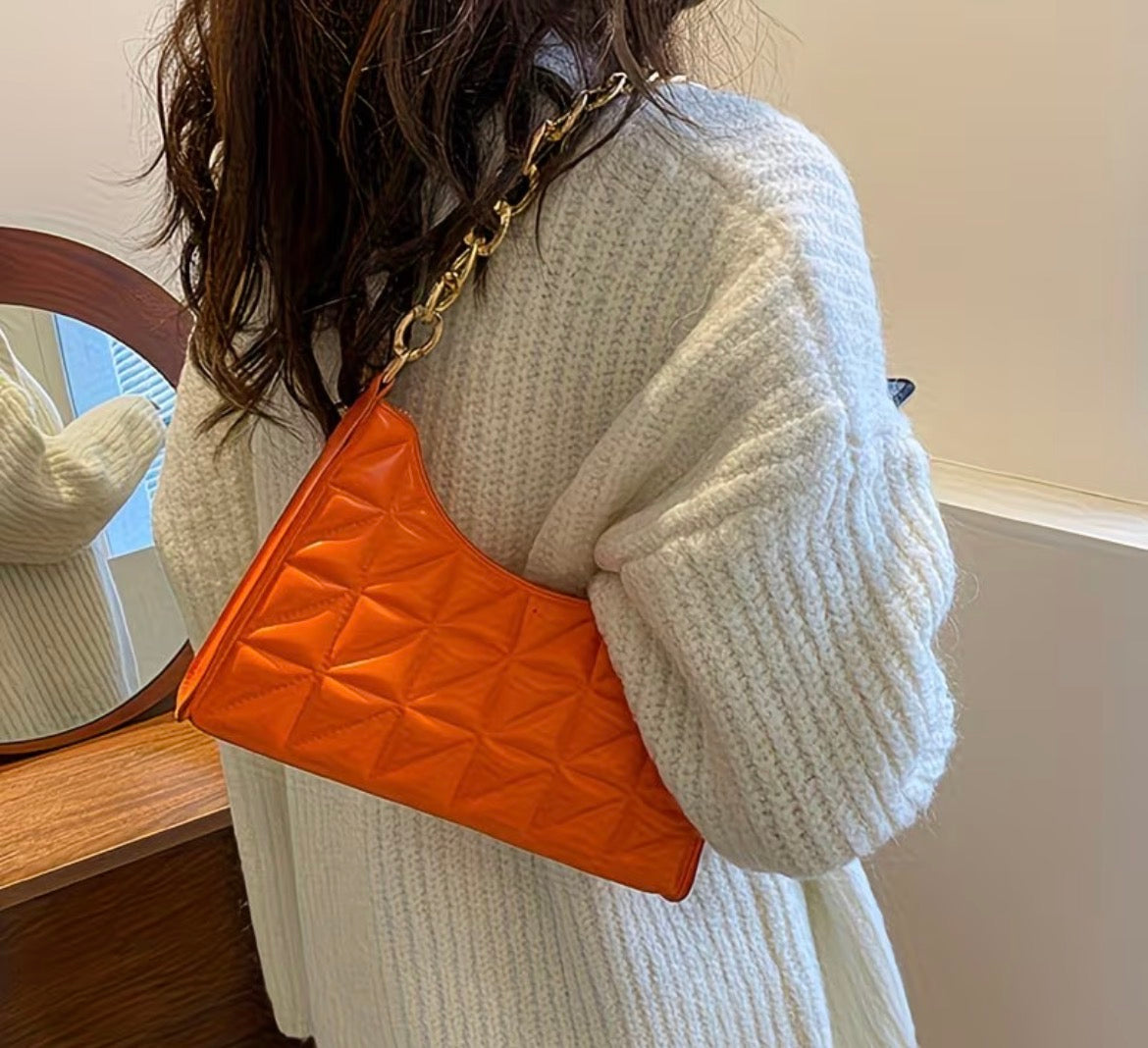 Mini Sac Baguette Chic Matelassé
